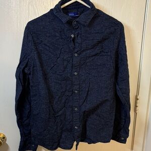 Apt. 9 Men's Dark Blue Casual Shirt